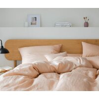 Elegante Buntgewebte Halbleinen-Bettwäsche Breeze