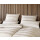 Elegante Jaquard Satin Bettwäsche En Bloc kiesel 135x200 + 80x80