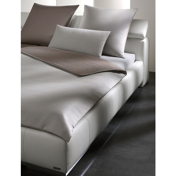 JOOP! Satin Bettwäsche Micro Pattern 4040 I 7 haselnuss 135x200
