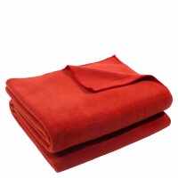 Zoeppritz Soft-Fleece Decke I 290 rust 110x150cm