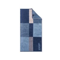 JOOP! Frottiertuch Divided Squares I Aqua