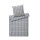 Elegante Web-Seersucker Bettwäsche Gudhjem rauchblau 155x200 + 80x80