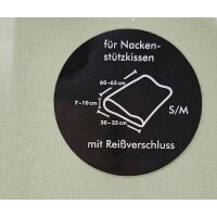 Baretti Gold Jersey Kissenhülle für Nackenstützkissen mit Reißverschluss