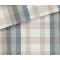 Elegante Soft Flanell Bettwäsche Glasgow salbei-blau 155x200 + 80x80
