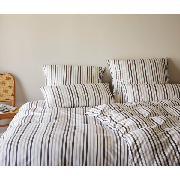 Elegante Mako Jersey Bettwäsche Waterstripe