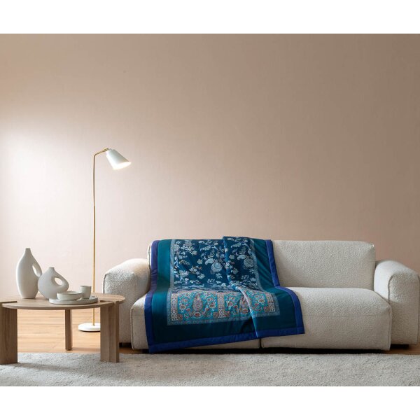 Bassetti Plaid Indian Rose B2 135x190cm EINZELSTÜCK