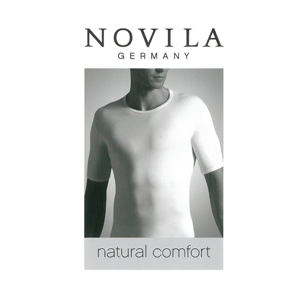 Novila Herren T-Shirt Natural Comfort I Gr. 8 I weiss