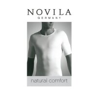 Novila Herren T-Shirt Natural Comfort I Gr. 8 I weiss