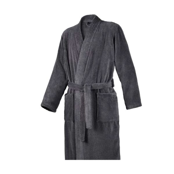 JOOP! Bademantel Herren Kimono 1647 I 767 anthrazit 50/52