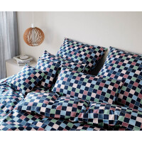 Elegante Comfort Satin Bettwäsche Scrabble