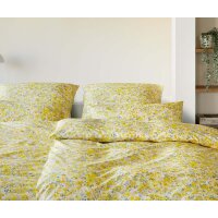 Elegante Interlock Jersey Bettwäsche Mimosa