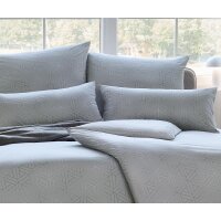 Estella Mako Jersey Bettwäsche Pippa I grau 80x80+135x200cm