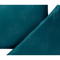 Estella Mako Jersey Bettwäsche Pippa I petrol 80x80+135x200cm