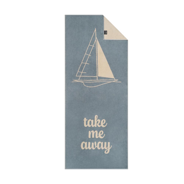 Cawö Liege-/Strandtuch TRAVEL- Sailing Boat