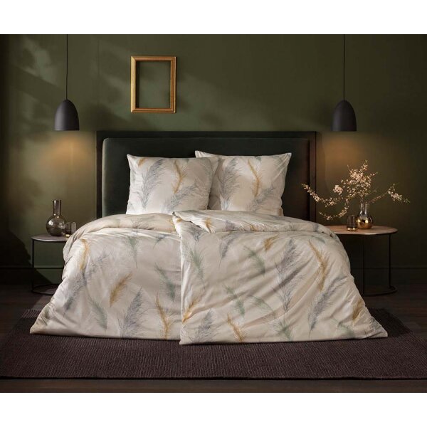 Estella Mako Interlock Jersey Bettwäsche Lisette I schilf I 155x220