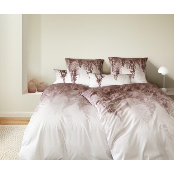 Elegante Comfort Satin Bettwäsche Farn