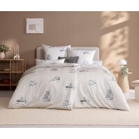 Estella Mako Satin Bettwäsche Cats I Leinen I 135x200cm